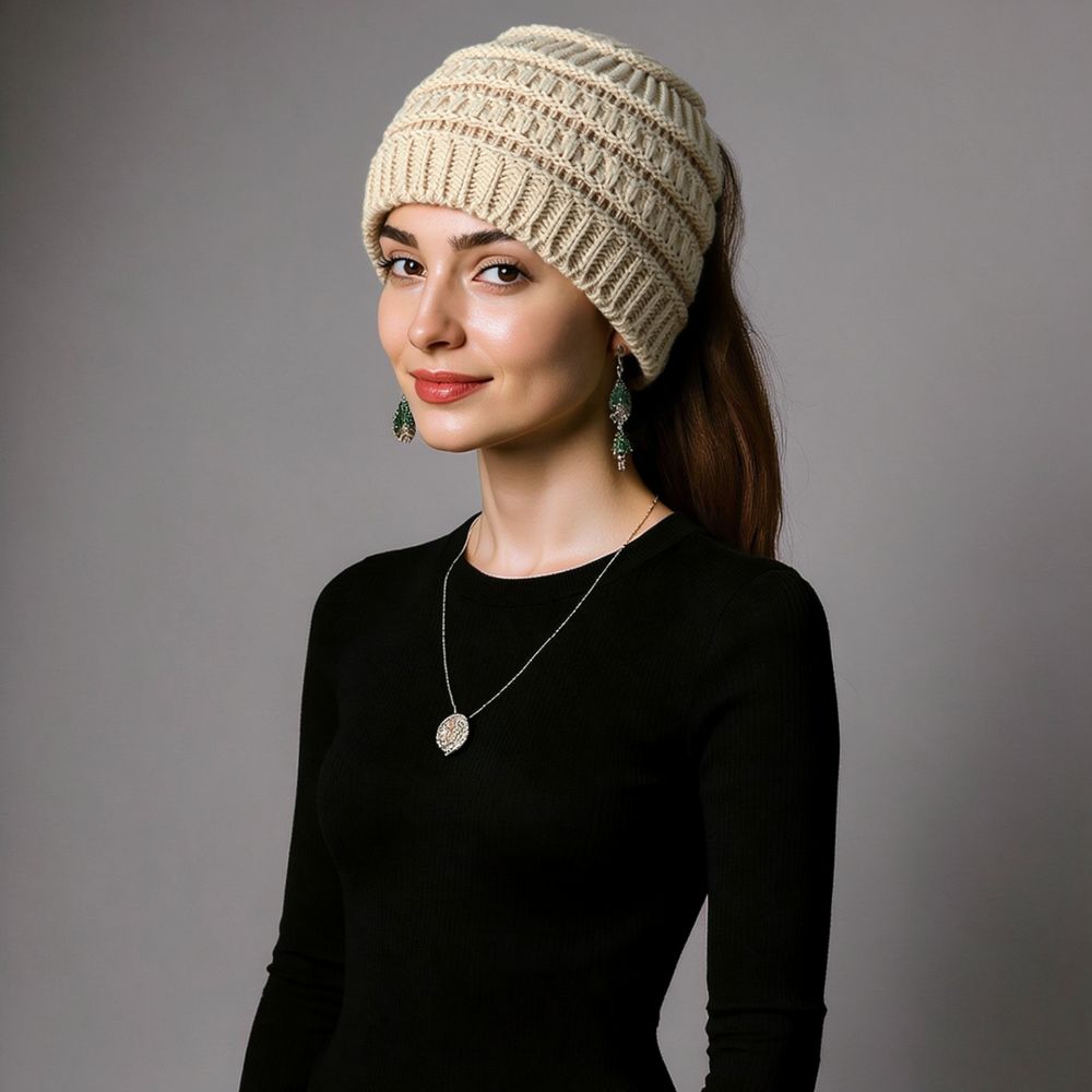 Autumn Winter Knitted Headband - Fleece Ear Warmer Band recension och pris