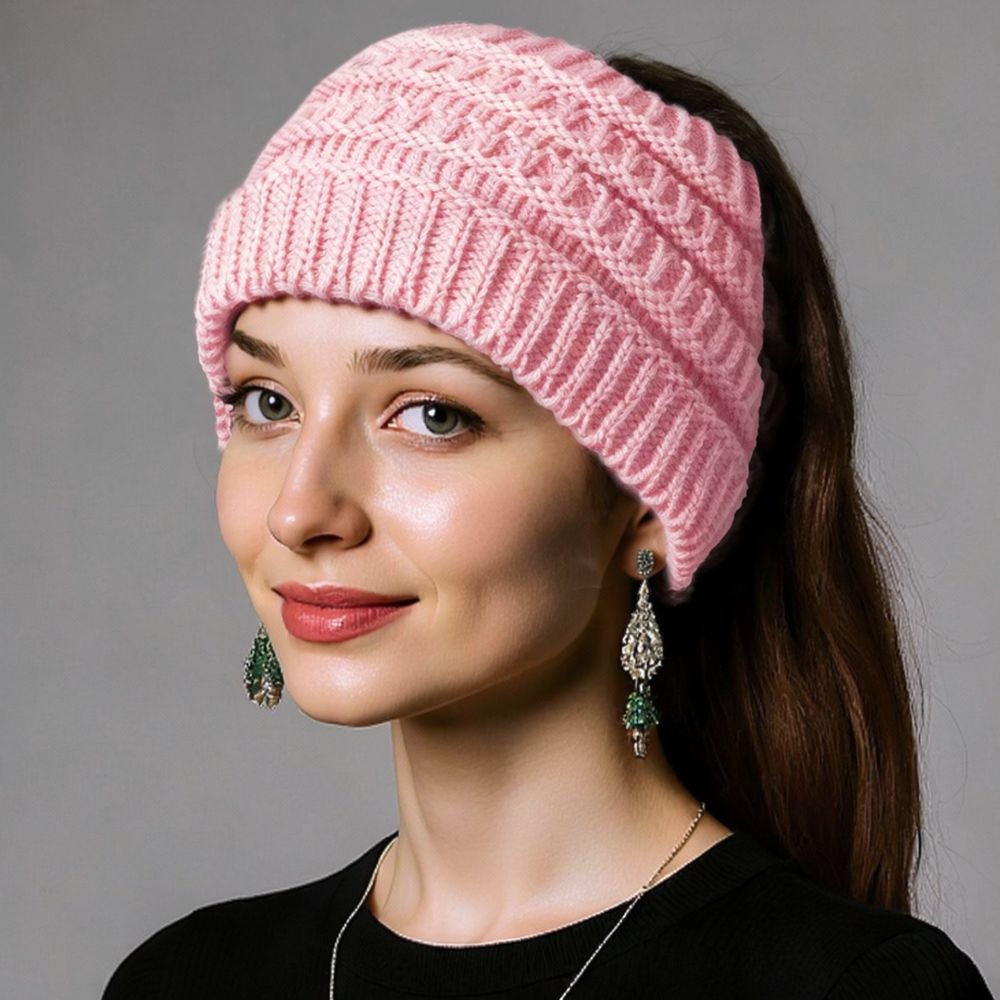 Autumn Winter Knitted Headband - Fleece Ear Warmer Band recension och pris