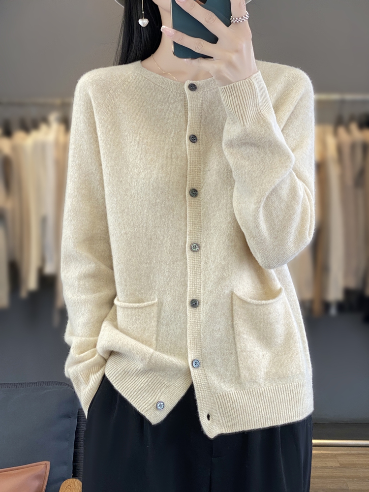 Women Fashion Merino Wool Swea - Wool Coat Peacoat recension och pris