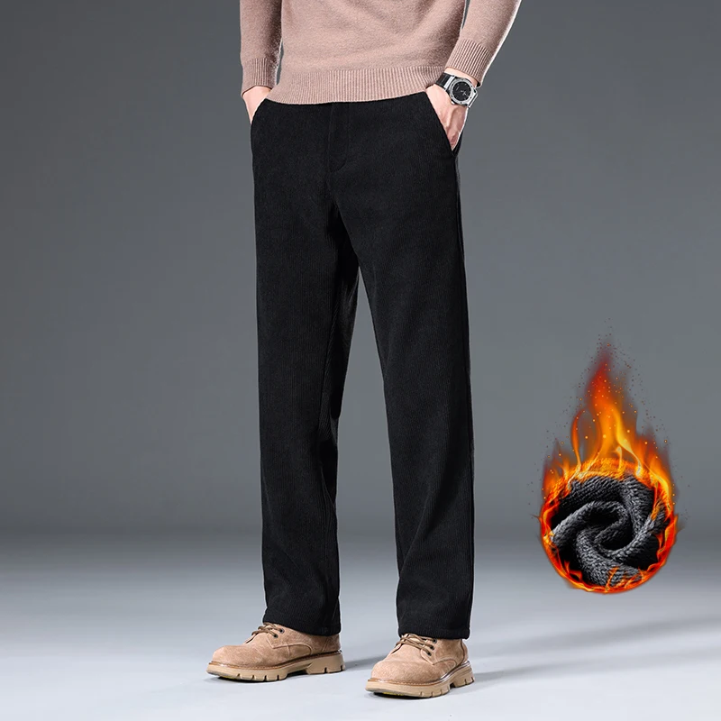 Russia Winter Men's Fleece Cor - Corduroy Pant Warm recension och pris