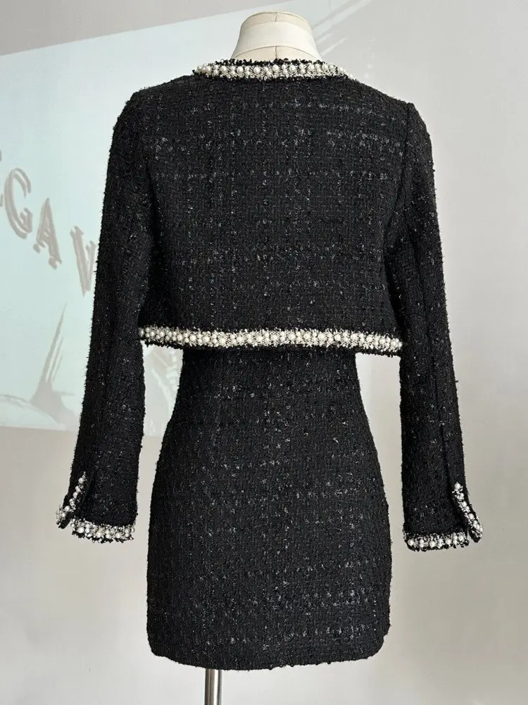 Women Short Jacket Coat + Dres - Wool Coat Peacoat recension och pris
