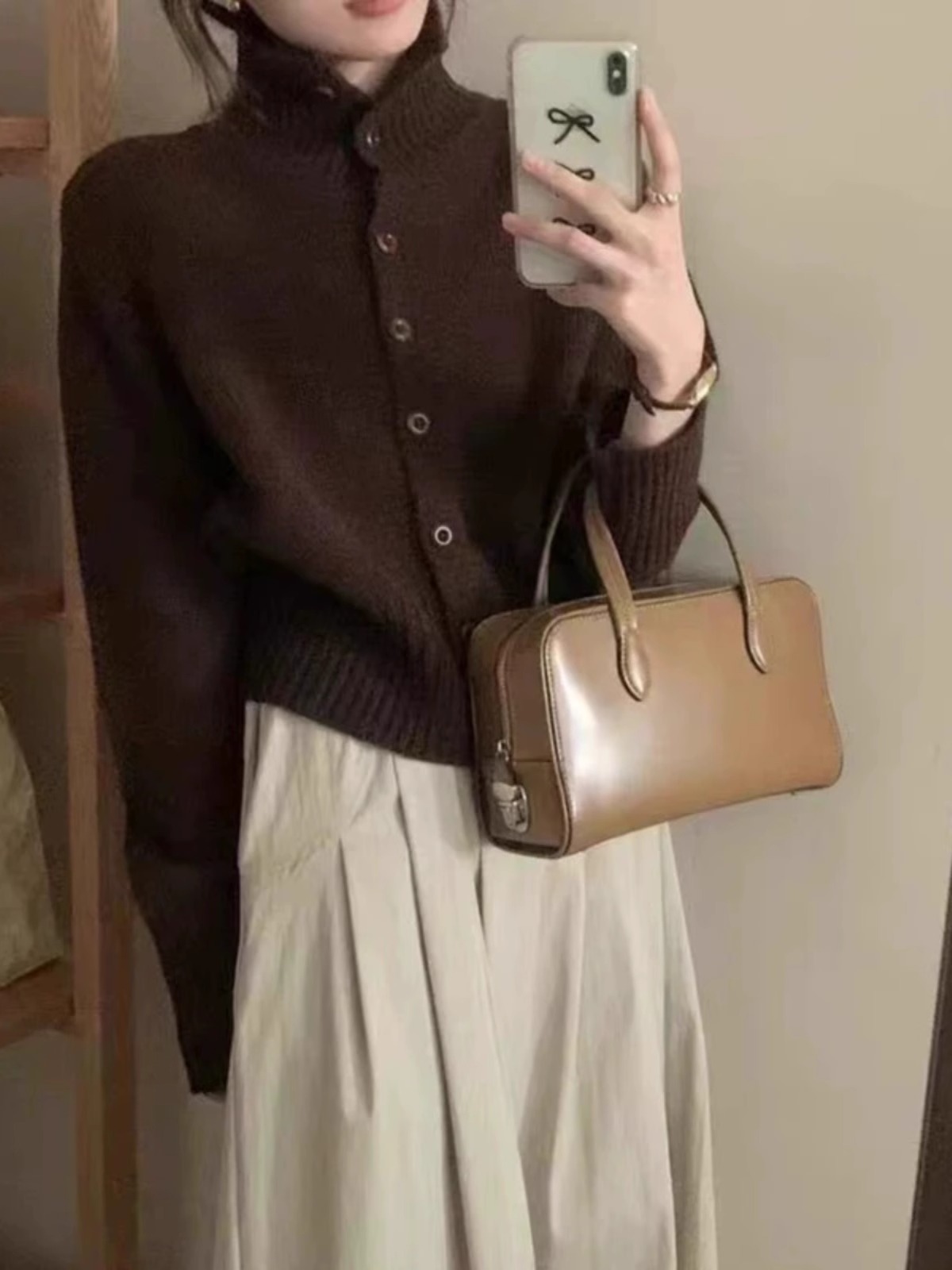French new turtleneck short ca - Wool Coat Peacoat recension och pris