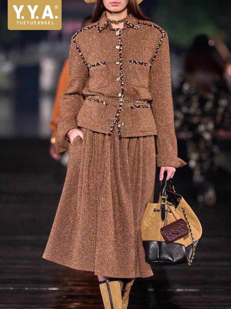 Female Elegant Turndown Collar - Wool Coat Peacoat recension och pris