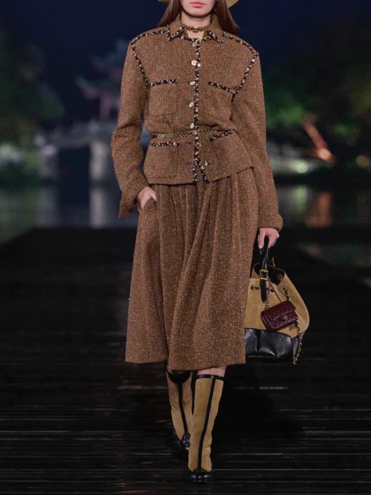 Female Elegant Turndown Collar - Wool Coat Peacoat recension och pris