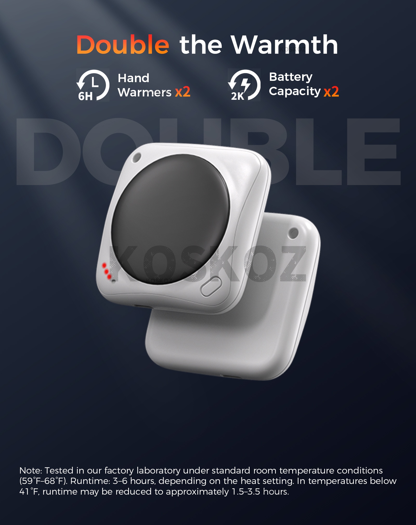 Rechargeable Hand Warmers 2-Pa - Hand Warmer Electric recension och pris